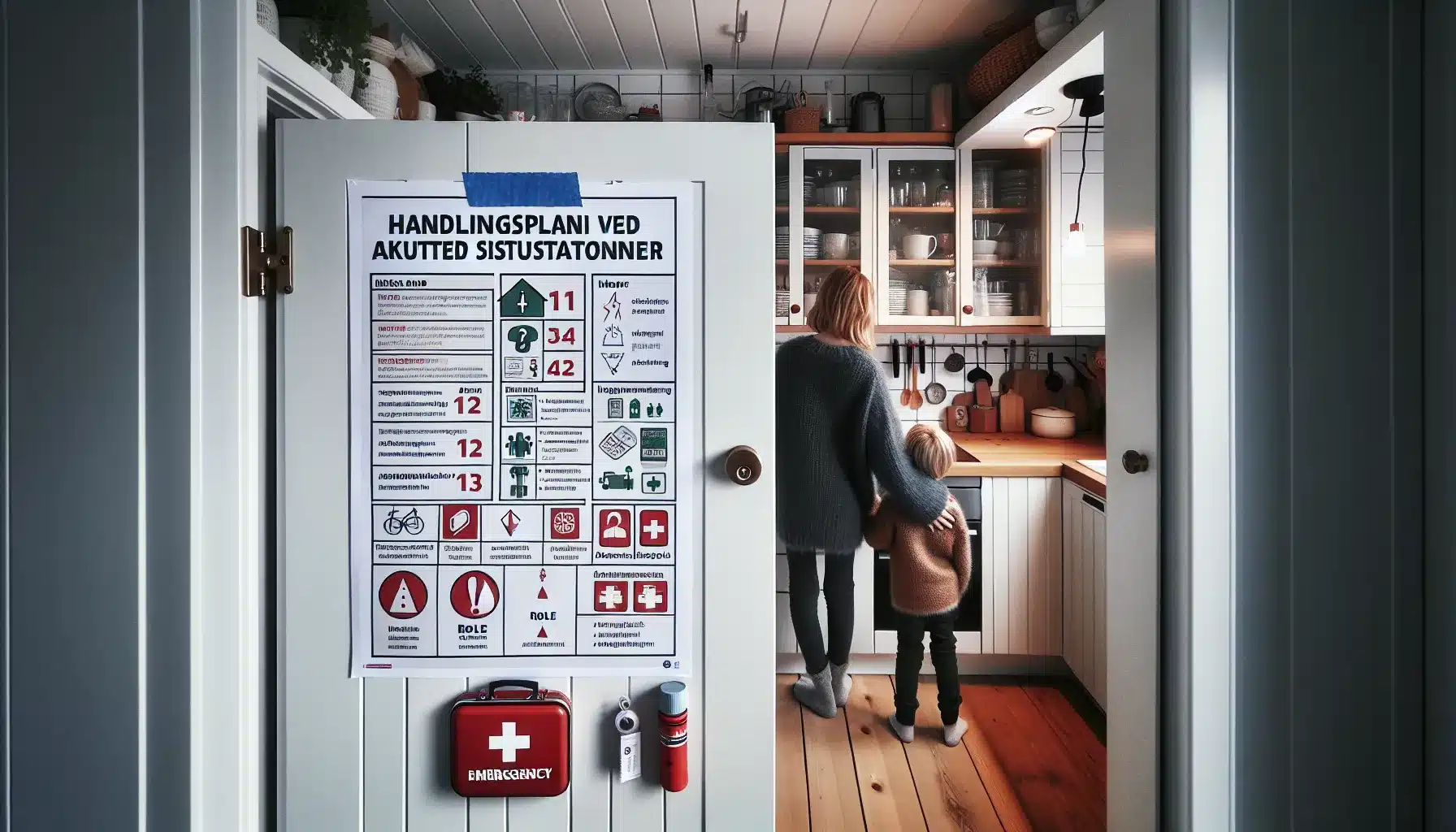Hvordan forberede seg p&aring; helsemessige n&oslash;dsituasjoner &ndash; illustrasjon 2